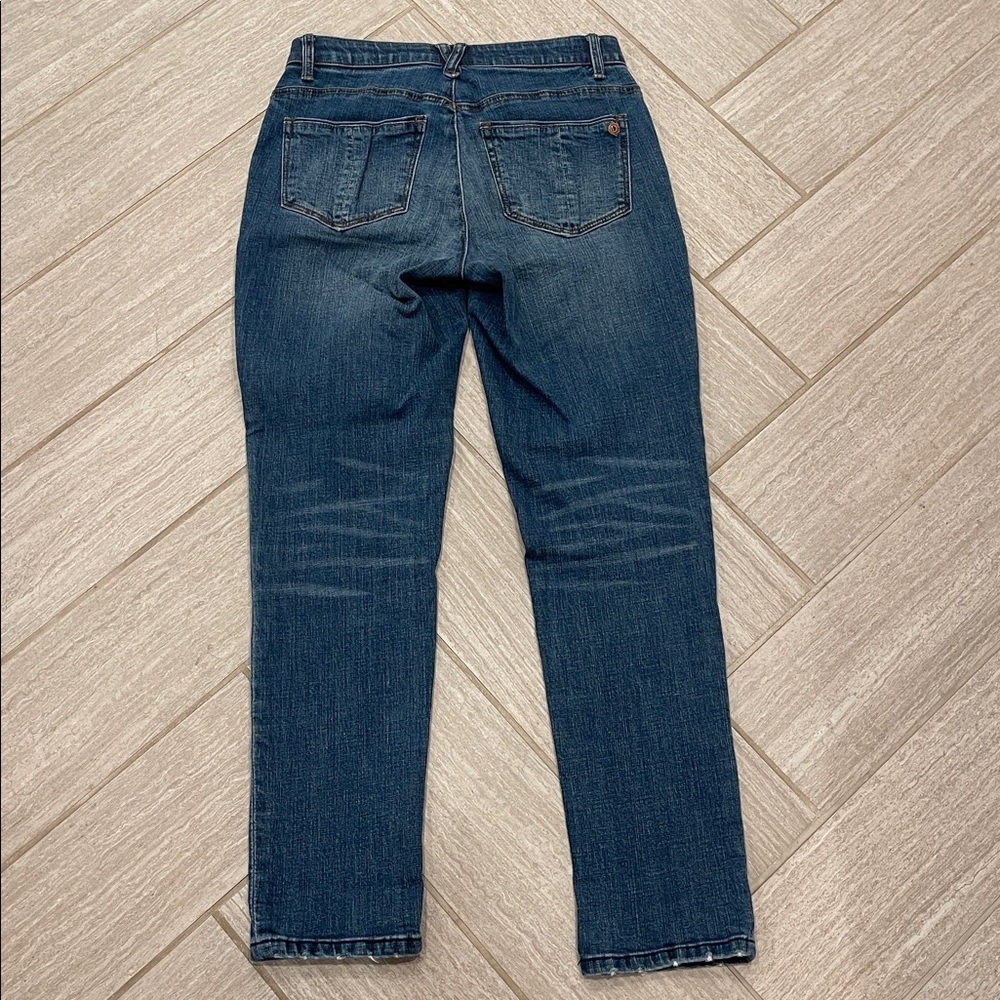 Democracy Dark Blue Straight Leg Jeans - Picture 3 of 4
